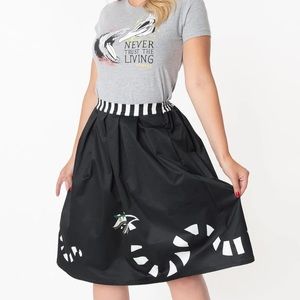 Unique Vintage Beetlejuice Sandworm Skirt XL